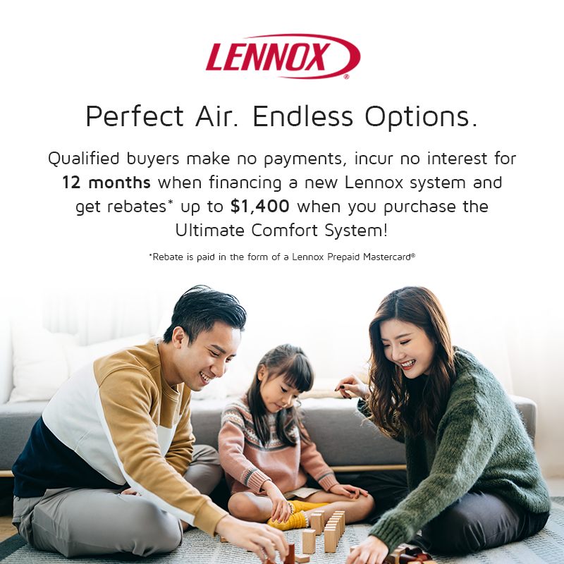Lennox Spring 2026 Air Conditioning Promo